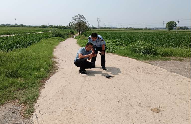 河南荥阳无人机“上岗”巡查 高科技助力环境执法