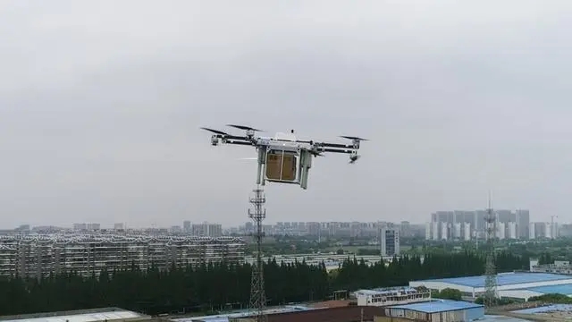 市区半日达！5G－A无人机快递专线在南通首飞成功